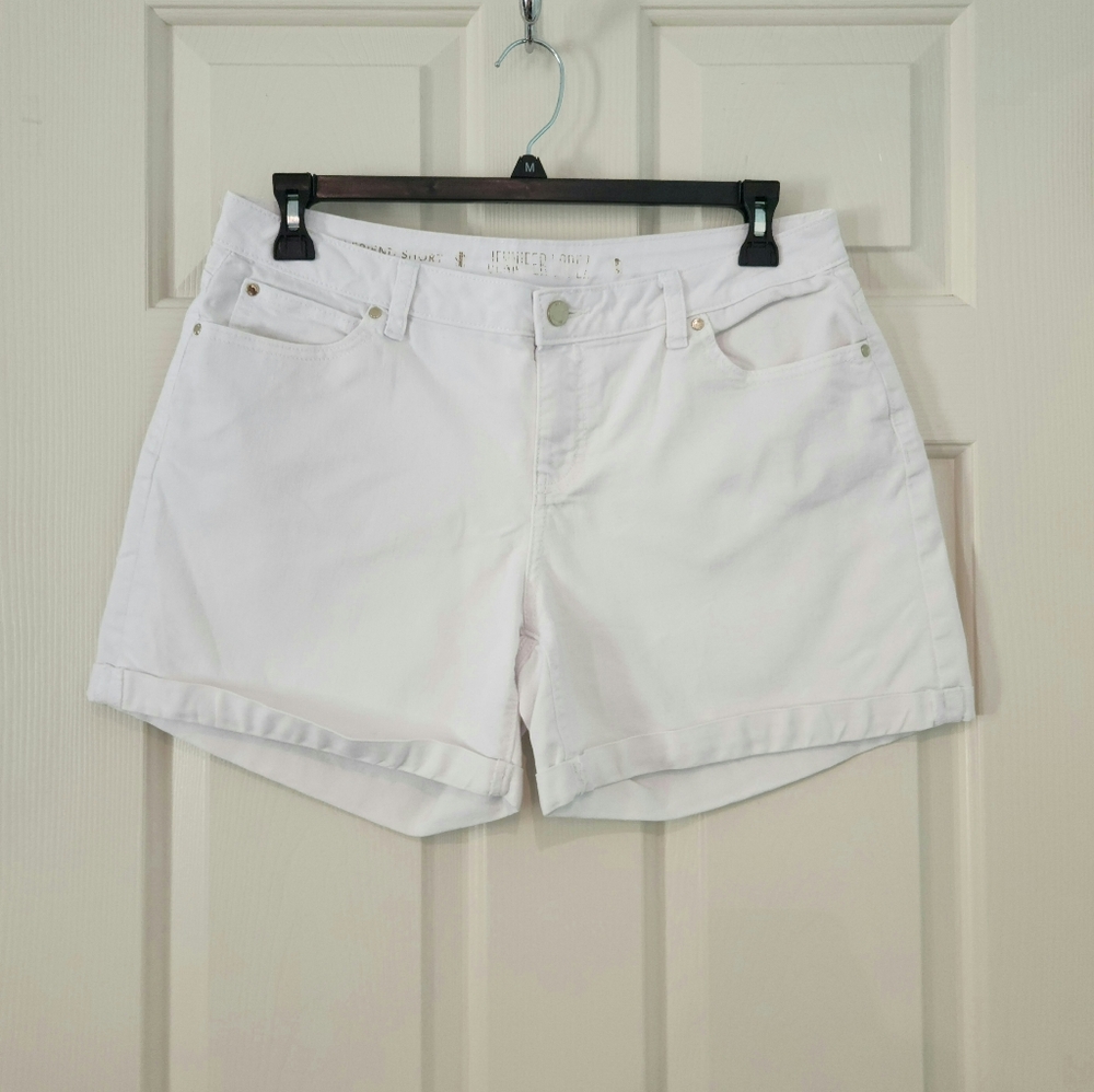 Jennifer Lopez White Jean Shorts